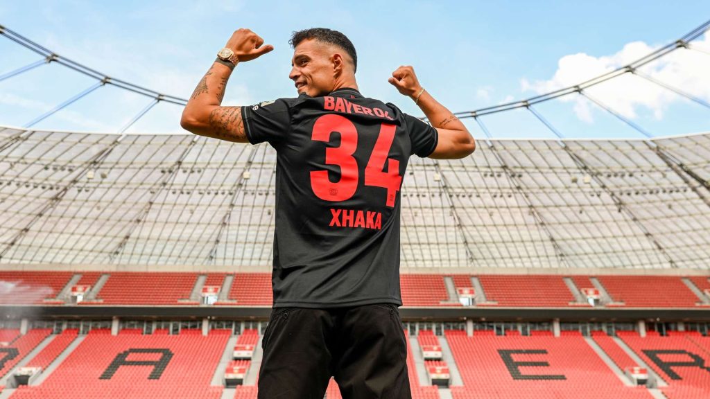 Granit Xhaka Bayer Leverkusen Rumor AC Milan temp